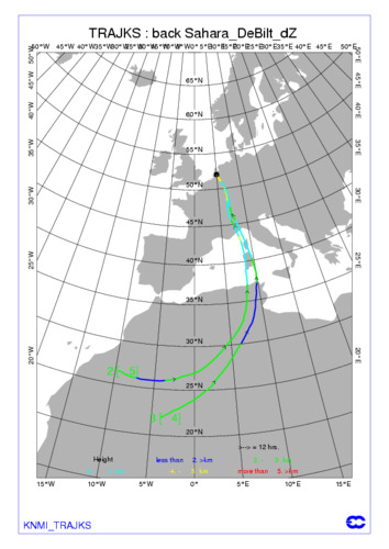Lucht aangevoerd vanuit Afrika