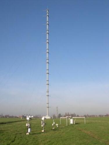 Meetmast van KNMI in Cabauw