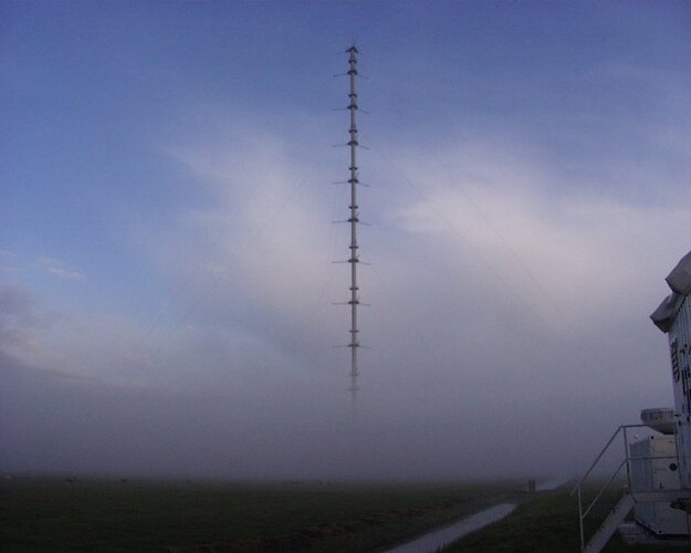 De KNMI-meetmast in Cabauw 