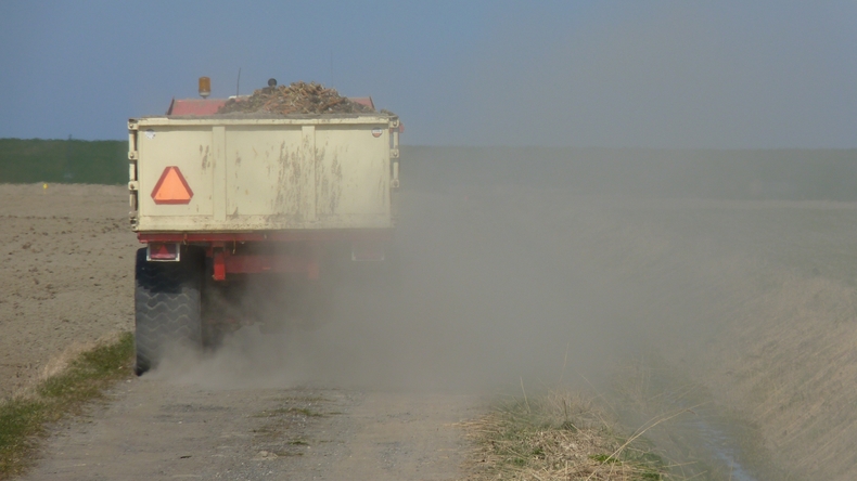 Maart was een zeer droge maand. Op sommige plaatsen viel vrijwel geen neerslag (foto: Jannes Wiersema) 
