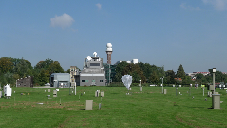 Meetveld van het KNMI in De Bilt