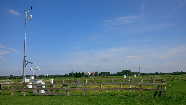 KNMI-meetstation Voorschoten. ©KNMI