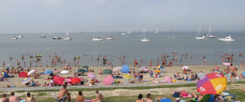 De zonkracht bereikt de komende dagen waarden van 7 of 8. Met zo'n sterke zonkracht is het nodig alert te zijn op zonverbranding van de huid  ©Paul Bouwens