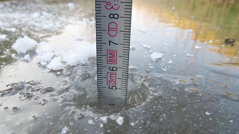 Winter iets te zacfht maar januari was koud met schaatsijs ©Jannes Wiersema