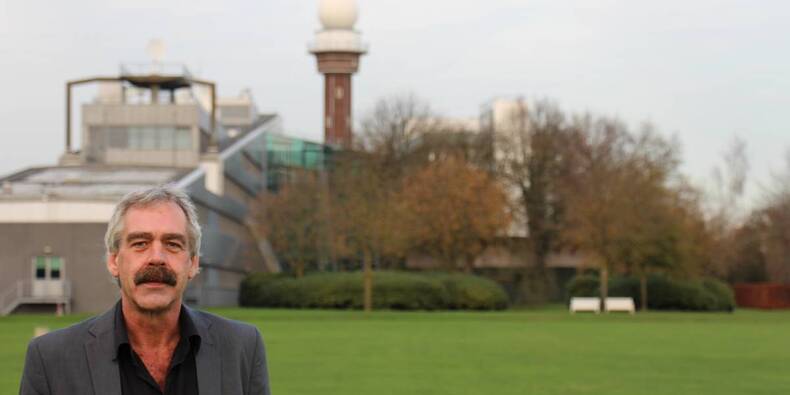 Rob van Dorland voor het KNMI in 2015 