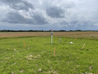 Opstelling van het meetstation.