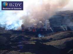 Uitbarsting van de Etna in oktober 2002