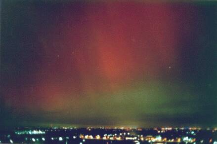 Poollicht in Nederland op 7 april 2000 (foto: Oscar van der Velde, Wageningen)