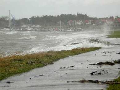 Onstuimig herfstweer op Terschelling