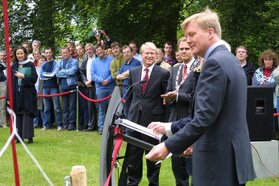 Opening lustrumsymposium door Prins van Oranje
