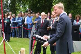 Opening lustrumsymposium door Prins van Oranje