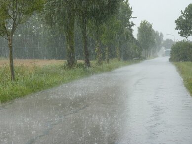 Zware buien (foto: Jannes Wiersema)
