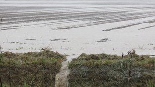 De wisselvallige zomer leverde flinke buien op. Op 31 augustus viel er vooral in het noordwesten veel regen, in Friesland lokaal meer dan 100 mm (foto: Jannes Wiersema)  