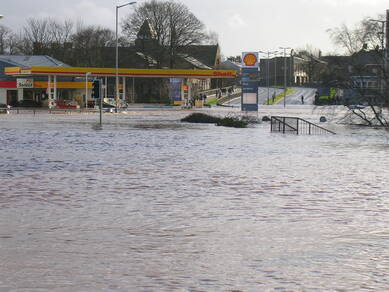 Volgens alle berekeningen is de kans op extreme neerslag zoals begin december in Noord-Engeland en Schotland met 50 procent toegenomen. © jlcampbell104 Flickr