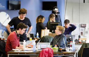 Slapen kan altijd nog. ©KNMI