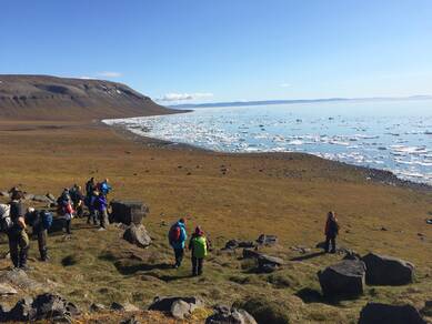 Edgeøya, Spitsbergen, tijdens SEES (2015).