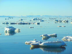 Figuur 1. Arctisch zee-ijs (foto: R. Bintanja).