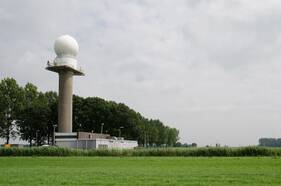 KNMI-neerslagradar in Herwijnen 