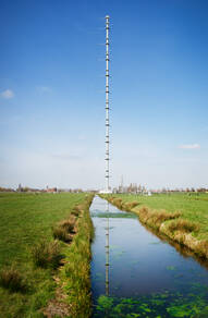 Foto van de meetmast bij Cabauw