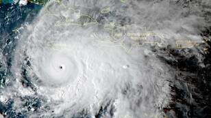 Satellietbeeld van orkaan Melissa