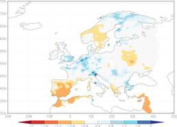 Het zuidoosten van Nederland was in juni zelfs één van de natste gebieden van heel Europa  ©KNMI