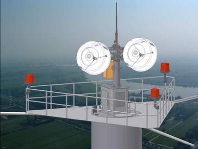 Nieuwe weerradar TU Delft