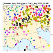 Meerslag Alpen 18-23 augustus 2005