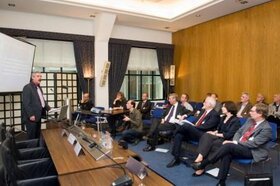 Presentatie Staat van het Klimaat 2008 op 20 april 2009 in Nieuwspoort in Den Haag