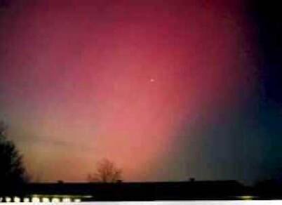 Poollicht in Nederland op 13 maart 1989 (foto Jacob Kuiper, Weather Pictures International)