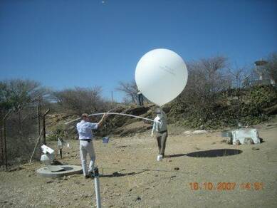 Ballonoplating Afrika in kader GCOS project
