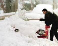 Sneeuwstorm in Griekenland (bron ERT)