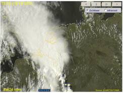 Satellietbeeld van 14 juli 2010 om 18.15 uur
