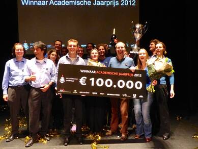 Het winnende iSPEX-team 