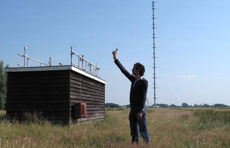 of bij de KNMI-meetmast in Cabauw. 