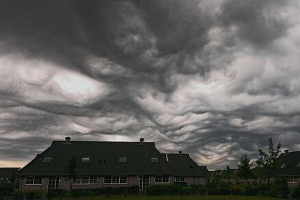 De undulatus asperitas op 31 augustus 2015 in Drenthe. Foto Peter de Vries 