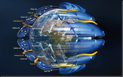De wind op de aarde ©ESA
