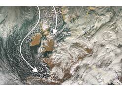 Meteosat opname 15 december 2017.