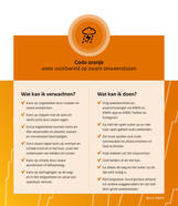 Afbeelding met impact en handelingsadviezen bij code oranje vanwege zware onweersbuien