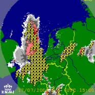 Weerrader 17 juli 2004