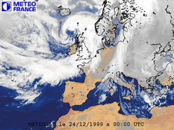satellietanimatie stormen kerst 1999