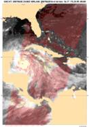 Dean zoals waargenomen door de scatterometer*