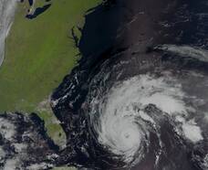 Satelliet opname van Earl (Bron: Eumetsat)