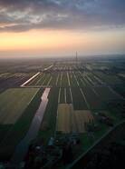 De ballonvaart vond plaats in de omgeving van de KNMI-meetmast Cabauw ©KNMI