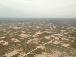 foto van het gebied voor olie- en gaswinning in texas