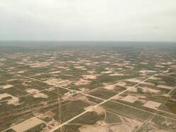 foto van het gebied voor olie- en gaswinning in texas