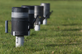 Foto van KNMI handregenmeter