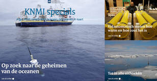 Printscreen van KNMI special over Argo