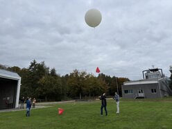 Ballon vlak voor oplating