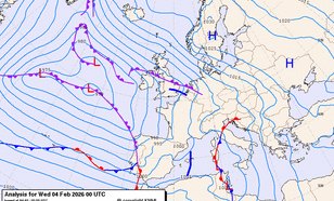 Figuur 2: weerkaart 4 februari 01:00 uur plaatselijke tijd