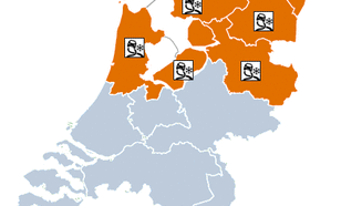 Figuur 5: Weerwaarschuwingen voor dinsdag 3 februari in de avond